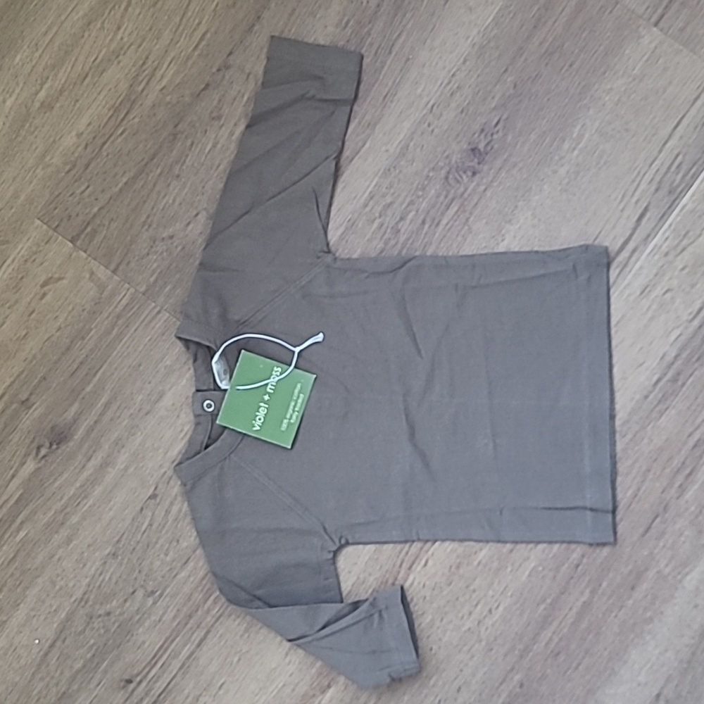Violet + Moss Organics LS shirt 6-12 m